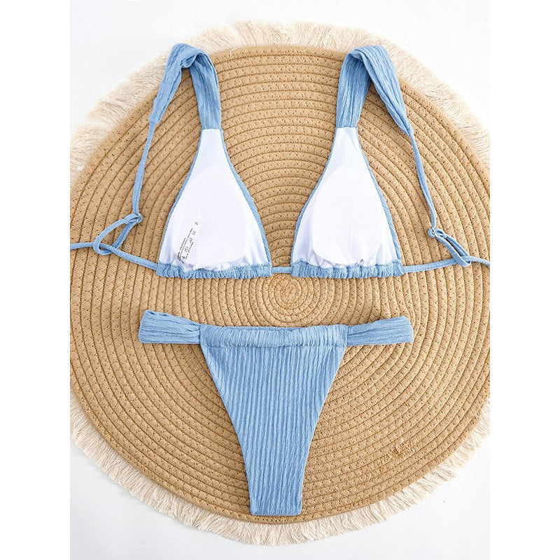 Damen Triangel-Bikini mit verstellbaren Trägern R&B