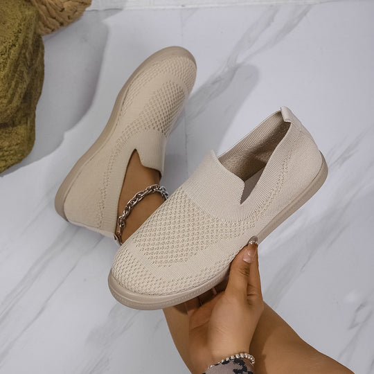 Damen Atmungsaktive Slip-On Freizeitschuhe R&B
