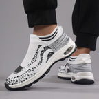 Damen Sportliche Sneakers mit elastischem Obermaterial und rutschfester Sohle