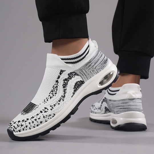 Damen Sportliche Sneakers mit elastischem Obermaterial und rutschfester Sohle R&B
