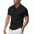Herren Kurzarm Poloshirt mit strukturiertem Design R&B