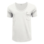 R&B | T-Shirt mit V-Ausschnitt in Übergröße
