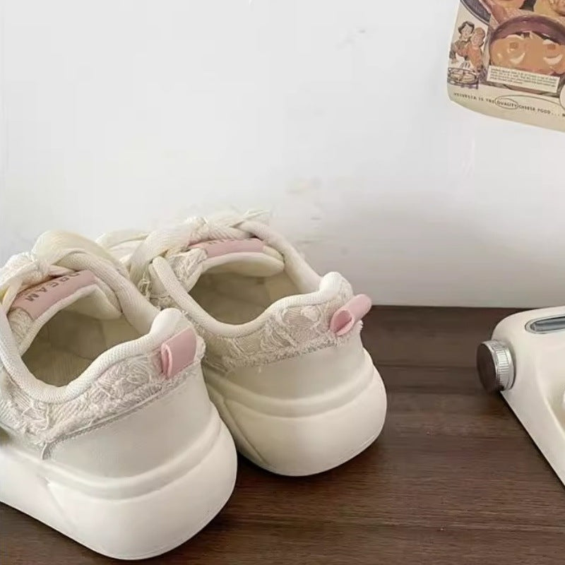 Damen Komfortable Sneaker mit modischen Details und softem Innenfutter