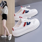 Damen modische Slip-On Sneakers mit atmungsaktivem Mesh und flexibler Sohle R&B