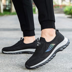 Damen Komfortable Slip-On Sneakers mit flexiblem Strickoberteil R&B