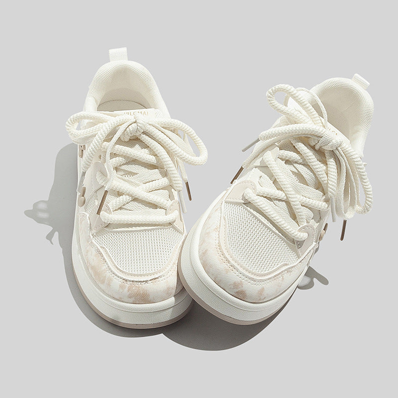 Damen Sneakers mit charmantem Bärenmotiv und atmungsaktiver Oberflächenstruktur R&B