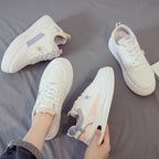 Damen Sportliche Sneaker mit modischem Design und dicker Laufsohle R&B