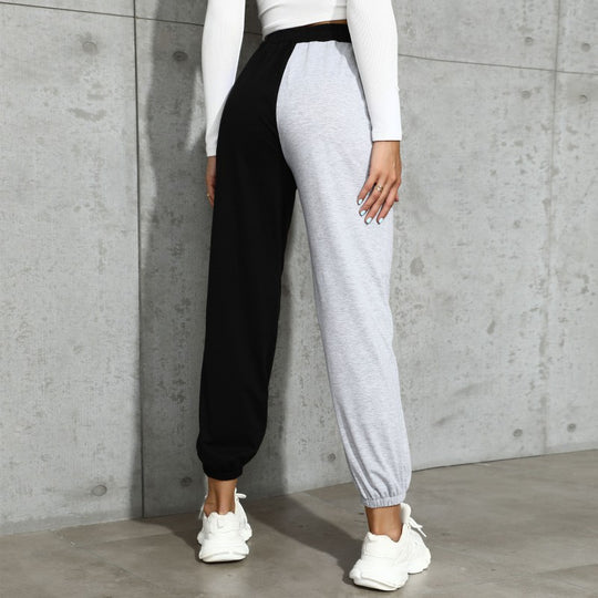 Damen Sportliche Jogginghose im modischen Colorblock-Design R&B