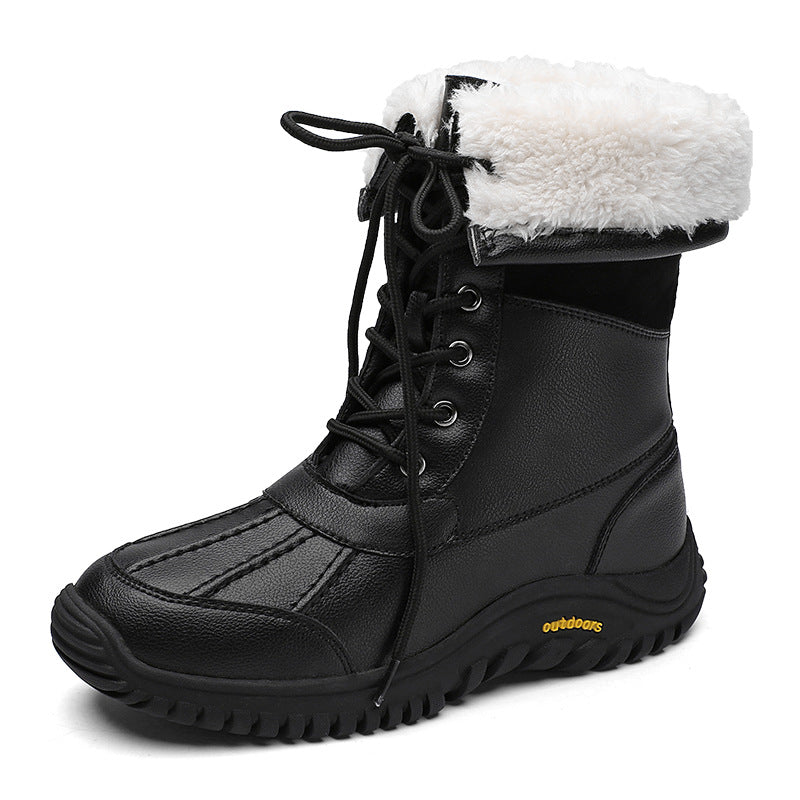 Damen Warme Winterstiefel mit isolierendem Futter und rutschfester Sohle R&B