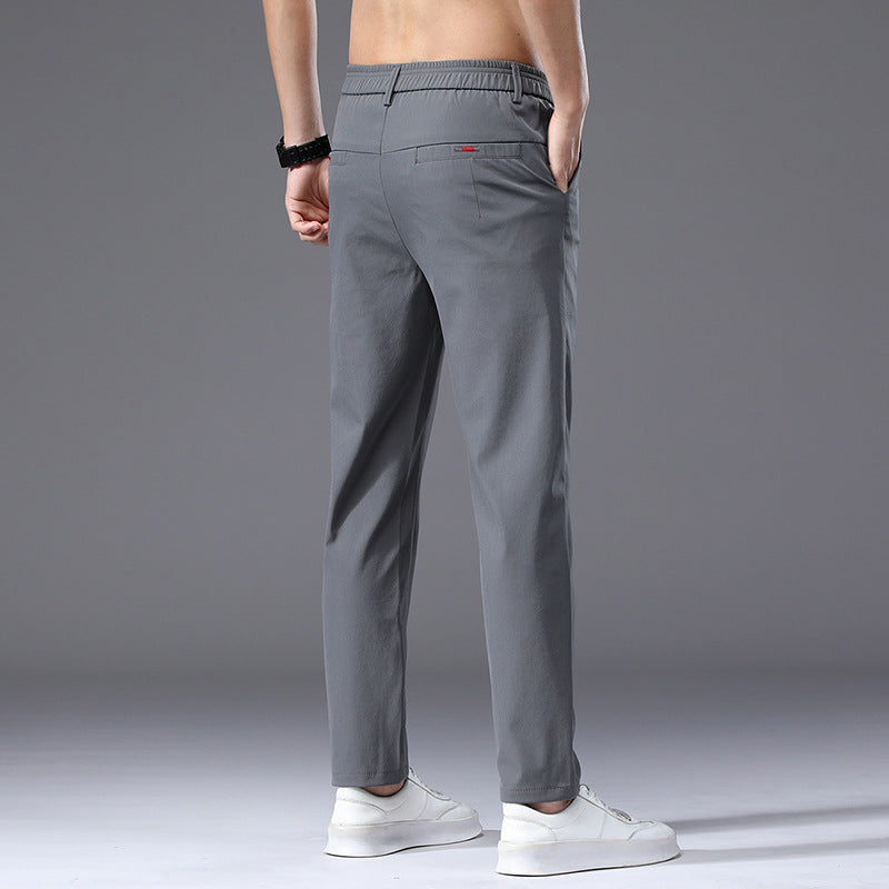 Herren modische und bequeme Chino-Hose mit elastischem Bund R&B