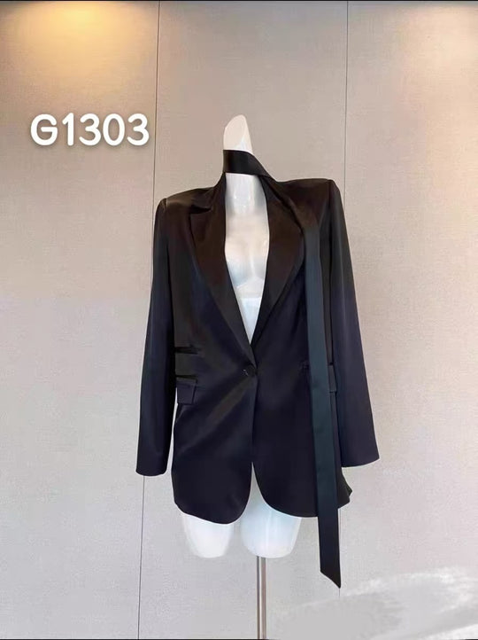 Damen Elegante Corsage-Bluse mit transparenten Ärmeln R&B