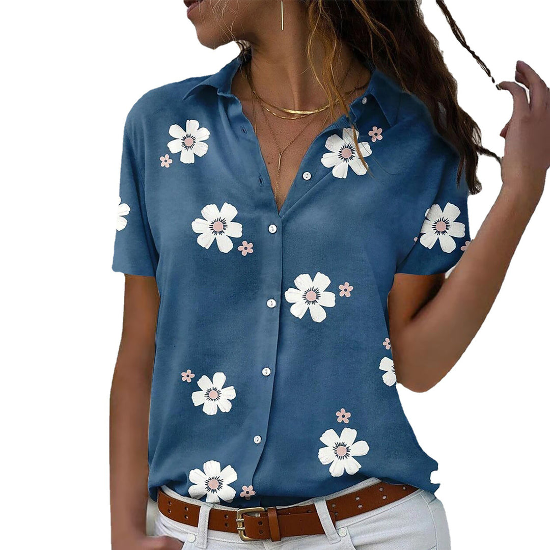 Damen Bluse mit floralem Design R&B