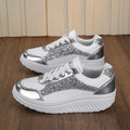 Damen Glitzernde Sneakers mit dämpfender Sohle