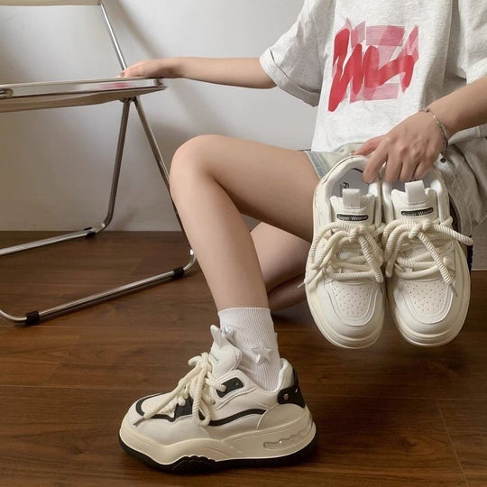 Damen Trendige Chunky Sneakers mit sportlichem Design R&B