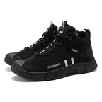 Damen Sportliche High-Top Sneakers mit strapazierfähigem Obermaterial und rutschfester Sohle R&B