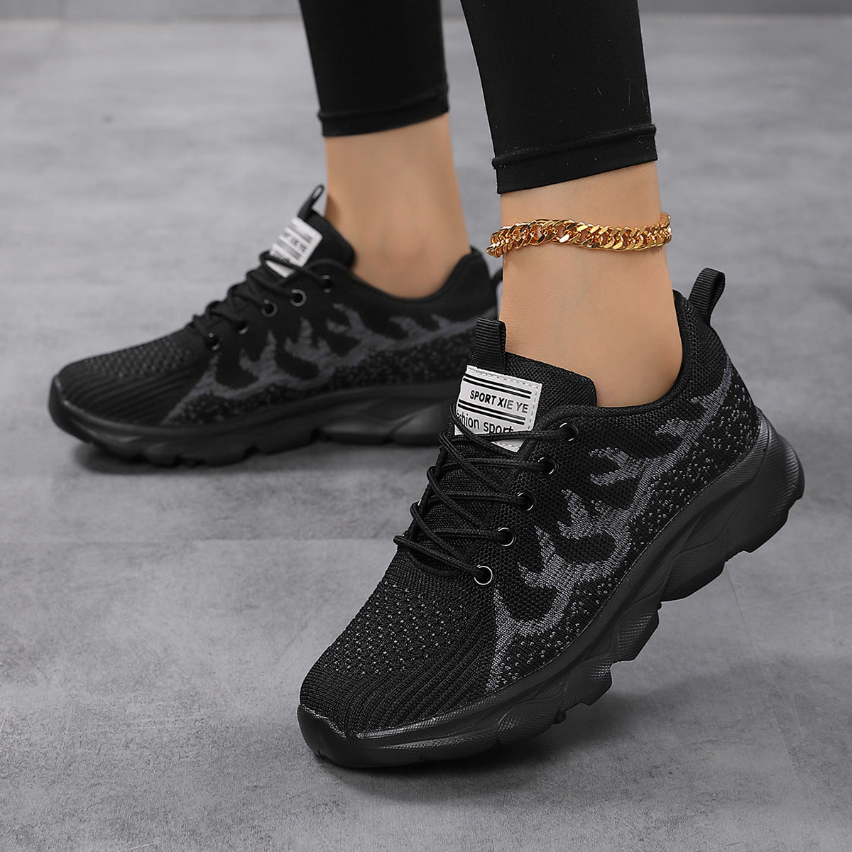 Damen Sportliche Lauf-Sneaker mit atmungsaktivem Obermaterial und rutschfester Sohle