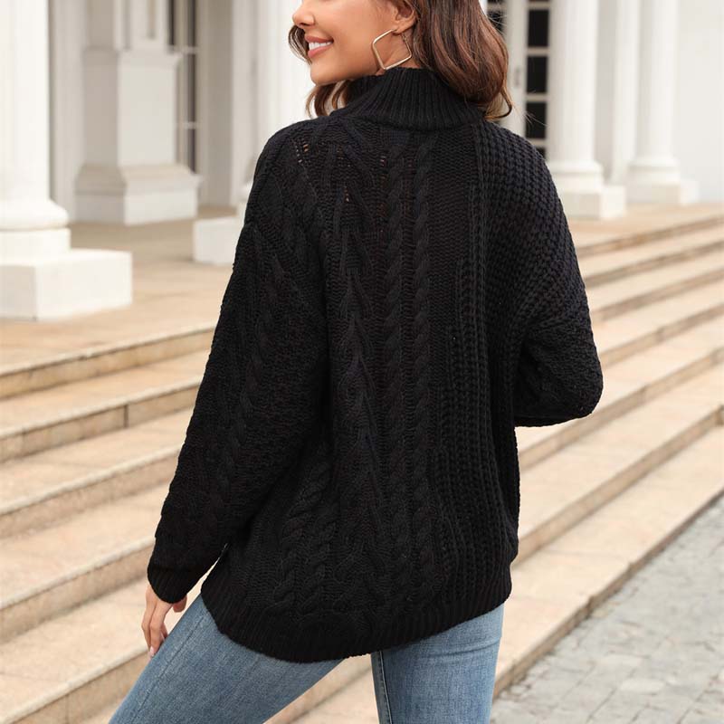 R&B | Zopfmuster Strickpullover im Klassischen Design