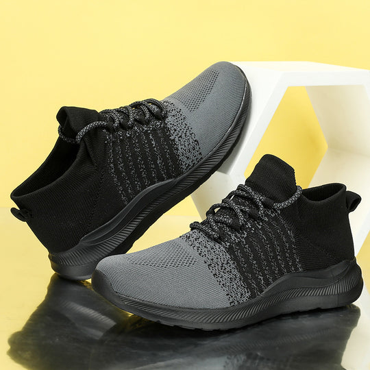Damen Sportliche und atmungsaktive Sneakers mit elastischem Schaft R&B