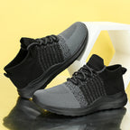 Damen Sportliche Stricksneaker mit elastischem Schaft und rutschfester Sohle