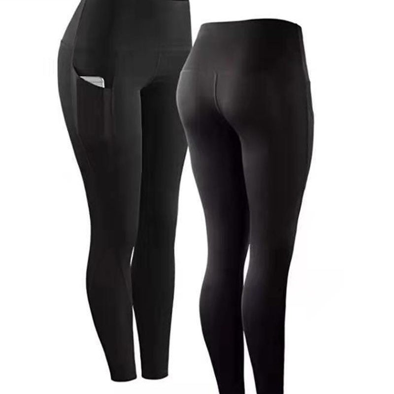 Damen Hochleistungs-Leggings mit praktischen Seitentaschen R&B
