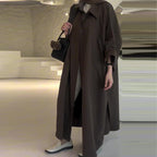 R&B | Lange Oversize Avec Coupe Droite für Frauen Ideal für Den Winter