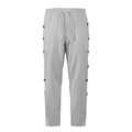Herren modische Designerhose mit Knopfleiste und verstellbarem Bund R&B