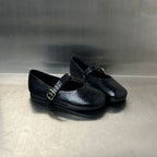 Damen Elegante Ballerinas mit modischem Riemenverschluss R&B