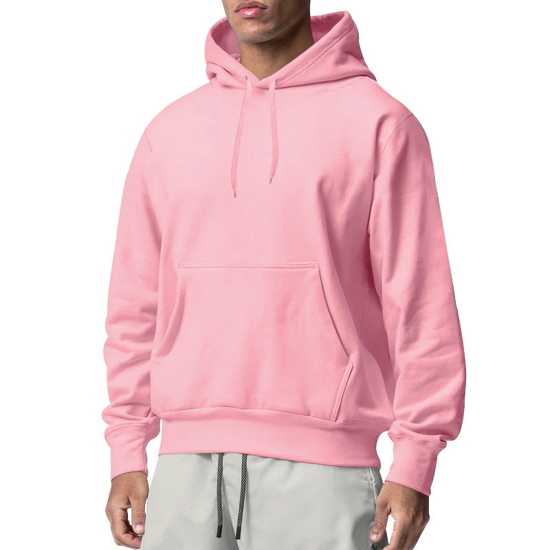 Herren Kapuzenpullover aus komfortablem Sweatstoff mit praktischer Kängurutasche R&B