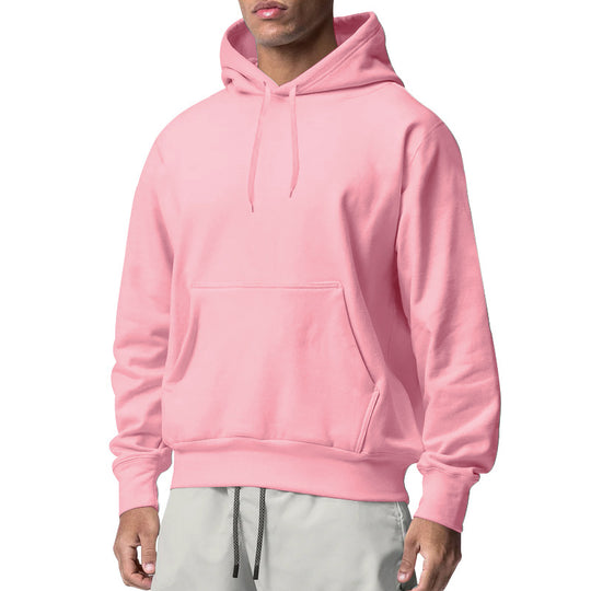 Herren Kapuzenpullover aus komfortablem Sweatstoff mit praktischer Kängurutasche R&B