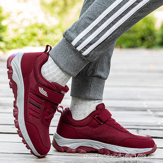 Damen Sportliche Outdoor-Sneaker mit verstellbarem Klettverschluss R&B