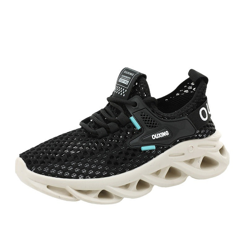 Damen Sportliche Mesh-Sneaker mit dämpfend ergonomischem Sohlenprofil R&B
