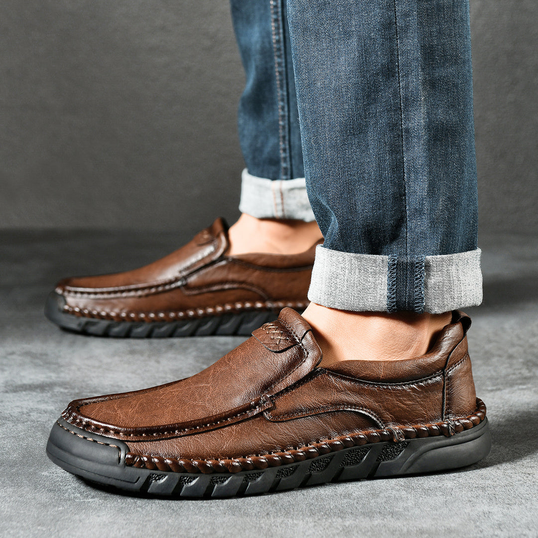 Herren Bequeme Mokassins mit flexibler Sohle und hochwertigen Details R&B