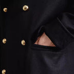 Herren eleganter und stilvoller Dufflecoat mit modernen Akzenten R&B