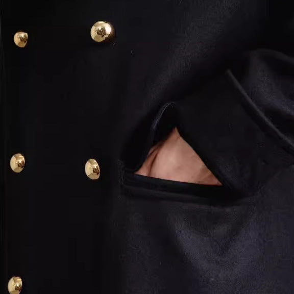 Herren eleganter und stilvoller Dufflecoat mit modernen Akzenten R&B