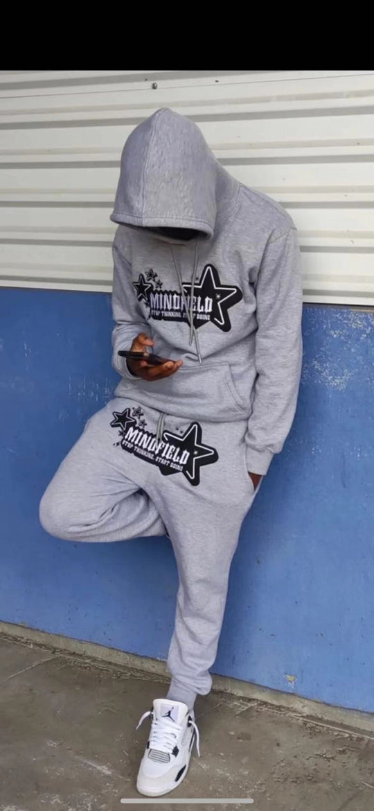 Damen Sportliches Sweatshirt und Jogginghose Set R&B