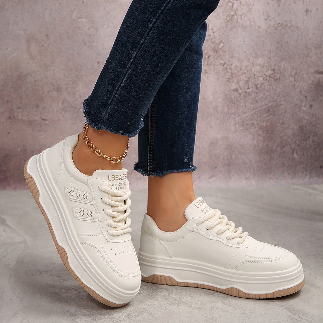 Damen modische Sneakers mit strukturiertem Obermaterial und komfortabler Dämpfung R&B
