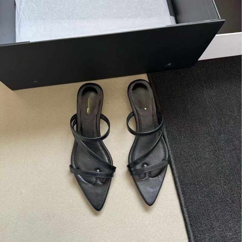 Damen elegante Slingback Sandalen mit v-förmiger Zehenpartie R&B