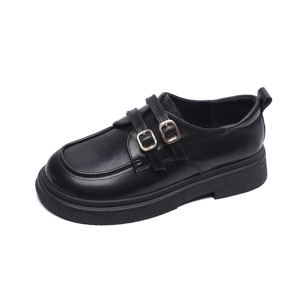 Damen modische Schnürschuhe mit Doppelriegelschnallen R&B