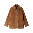 Damen Herrenmode Wildlederjacke R&B