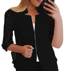 Damen Stylische Spitzenbluse R&B