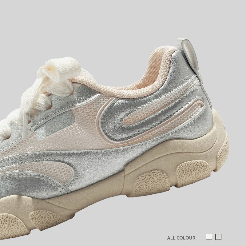 Damen Sportliche Sneakers mit atmungsaktiver Mesh-Konstruktion und dämpfender Sohle