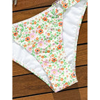 Damen Bikini-Set mit floralem Muster und verstellbaren Trägern R&B
