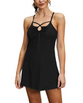 Damen Badekleid mit raffinierten Trägern und schickem Schnitt R&B