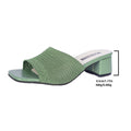 Damen modische Mules mit elegantem Netzdesign und komfortablem Blockabsatz R&B