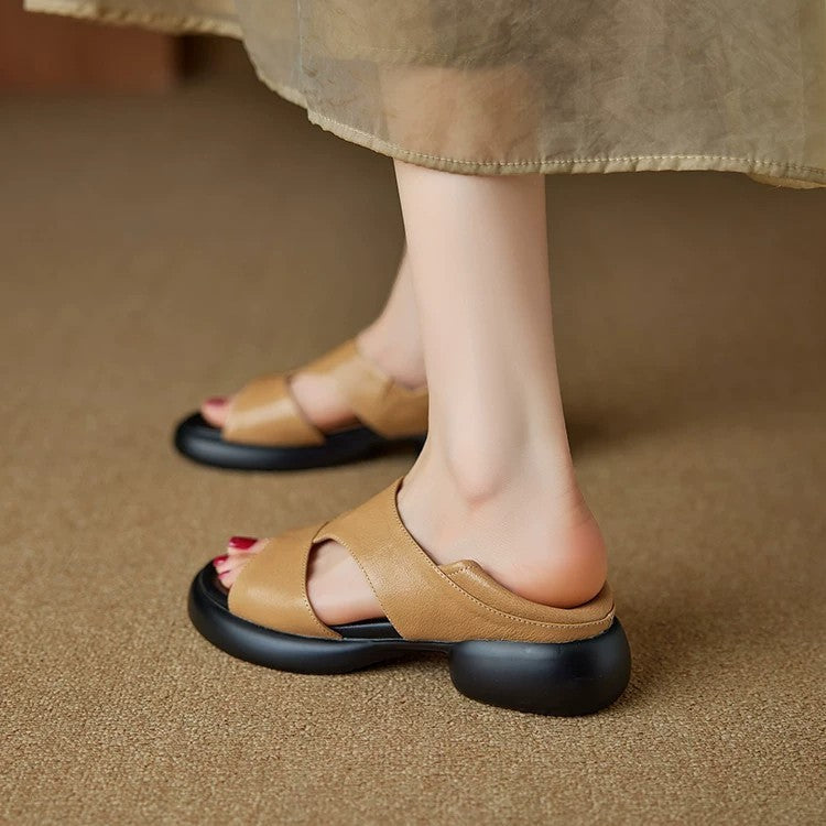 Damen Komfortable Sandalen mit ergonomischem Fußbett