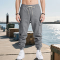 Herren Cargohose mit seitlichen Taschen und elastischem Bund R&B