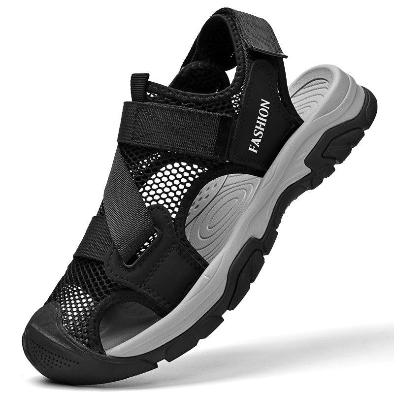 Damen Atmungsaktive Sport-Sandalen mit rutschfester Sohle und verstellbaren Riemen R&B