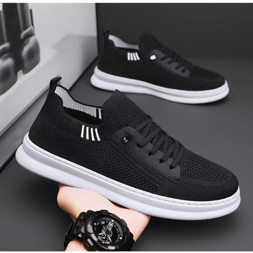Damen Atmungsaktive Sneaker mit flexibel strickbarem Obermaterial und stoßdämpfender Sohle R&B
