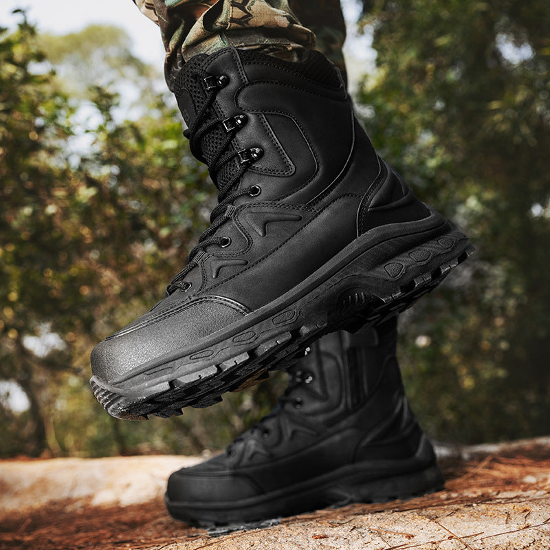 Herren modische Outdoor-Boots mit hohem Knöchelschutz und rutschfester Sohle R&B