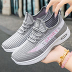 Damen Freizeitliche Sport-Sneaker mit atmungsaktivem Mesh-Obermaterial und flexibler Sohle R&B